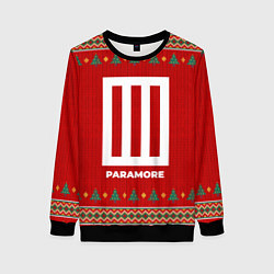 Свитшот женский Paramore new year, цвет: 3D-черный