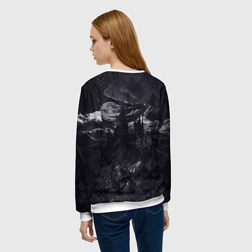 Женский свитшот Рыцарь без страха и упрека / 3D-Белый – фото 4