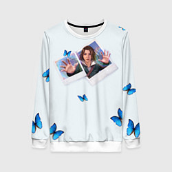 Свитшот женский Life is strange: double exposure, цвет: 3D-белый