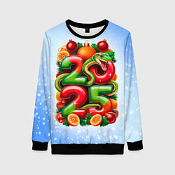 Женский свитшот Змеи к нам приходят 2025