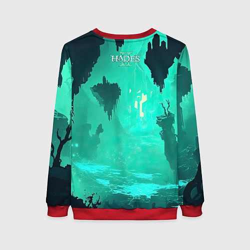 Женский свитшот Мелиноя в подземелье - Hades 2 / 3D-Красный – фото 2