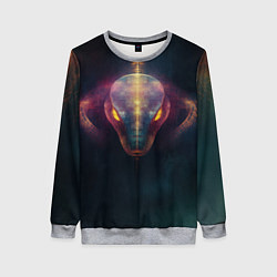 Женский свитшот Мрачная змея