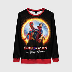 Женский свитшот Доктор Стрэндж и Человек паук нет пути домой