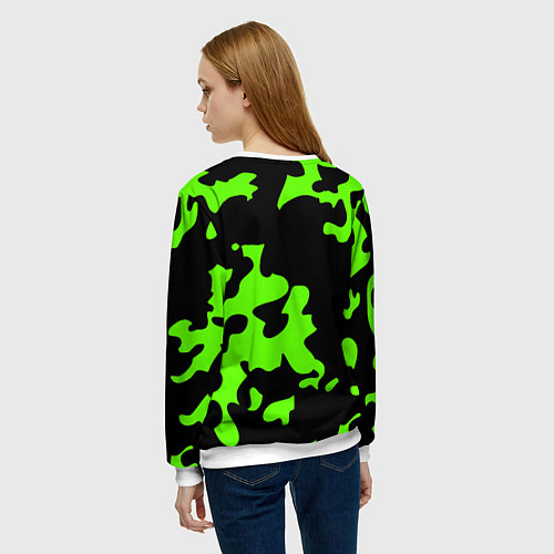 Женский свитшот Quake camo / 3D-Белый – фото 4
