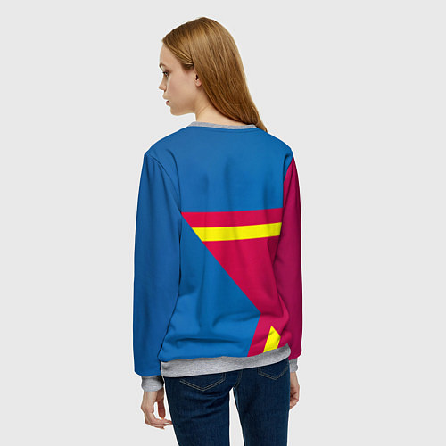Женский свитшот Rainbow six stargame / 3D-Меланж – фото 4