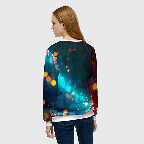 Женский свитшот Аистенок / 3D-Белый – фото 4