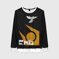 Свитшот женский Город 17 - граффити, цвет: 3D-белый