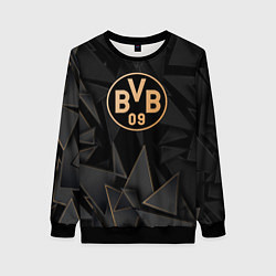Свитшот женский Borussia golden poly, цвет: 3D-черный