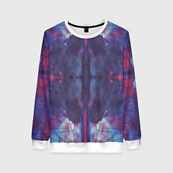 Свитшот женский Космическая паутина, цвет: 3D-белый