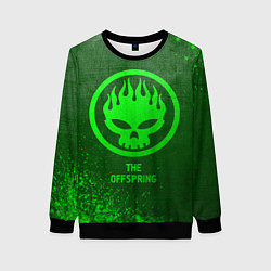 Свитшот женский The Offspring - green gradient, цвет: 3D-черный