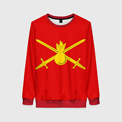 Свитшот женский Сухопутные войска, цвет: 3D-красный