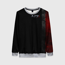 Свитшот женский Shepard N7 - темный, цвет: 3D-меланж