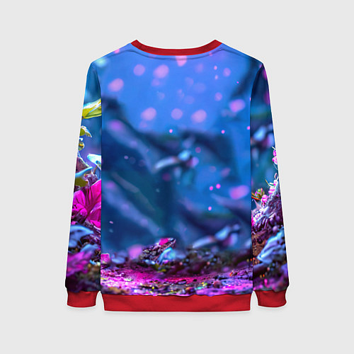 Женский свитшот Малыш опоссум / 3D-Красный – фото 2