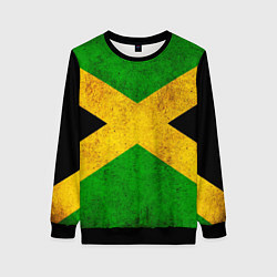 Женский свитшот Jamaica flag