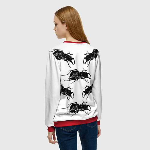 Женский свитшот Mezzanine / 3D-Красный – фото 4
