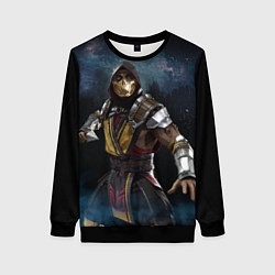 Свитшот женский Mortal Kombat - Скорпион, цвет: 3D-черный