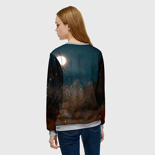 Женский свитшот Stronghold Crusader рыцарь котенок / 3D-Меланж – фото 4