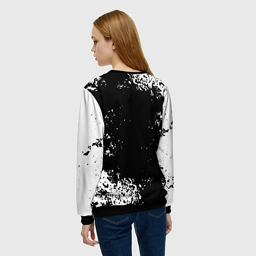 Женский свитшот Bon Jovi рок пес / 3D-Черный – фото 4