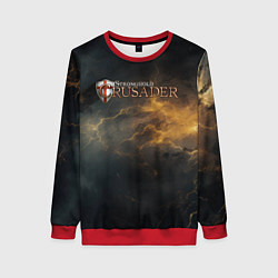 Свитшот женский Stronghold сrusader гроза крестоносцев, цвет: 3D-красный