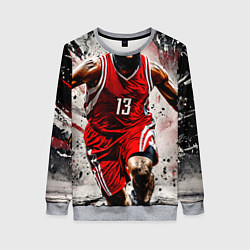 Женский свитшот Джеймс Харден с мячом