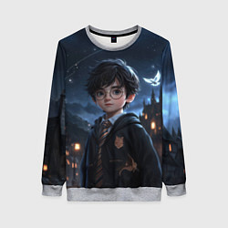 Женский свитшот Гарри Поттер ночной замок