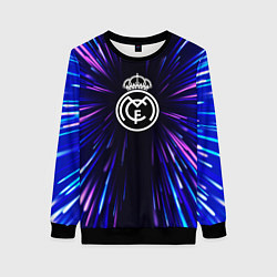 Свитшот женский Real Madrid neon energy, цвет: 3D-черный