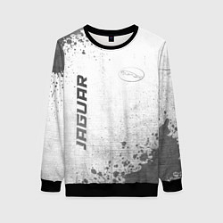 Свитшот женский Jaguar - white gradient вертикально, цвет: 3D-черный