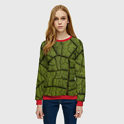 Свитшот женский Микромир, цвет: 3D-красный — фото 2