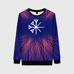 Свитшот женский Nightwish red energy, цвет: 3D-черный