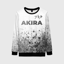 Свитшот женский Akira - white gradient посередине, цвет: 3D-черный