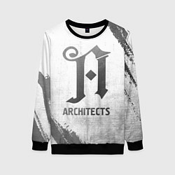 Свитшот женский Architects - white gradient, цвет: 3D-черный