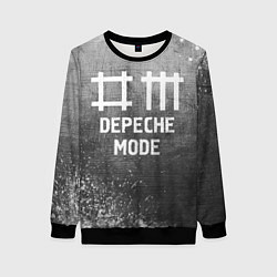 Свитшот женский Depeche Mode - grey gradient, цвет: 3D-черный
