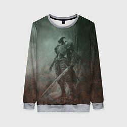 Свитшот женский Элитный воин-скелет, цвет: 3D-меланж