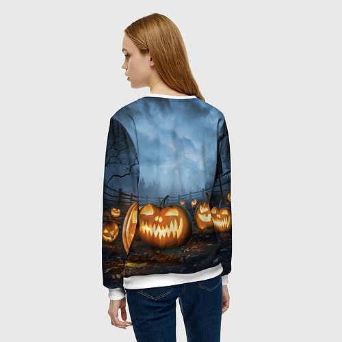 Женский свитшот Костюмы для halloween / 3D-Белый – фото 4
