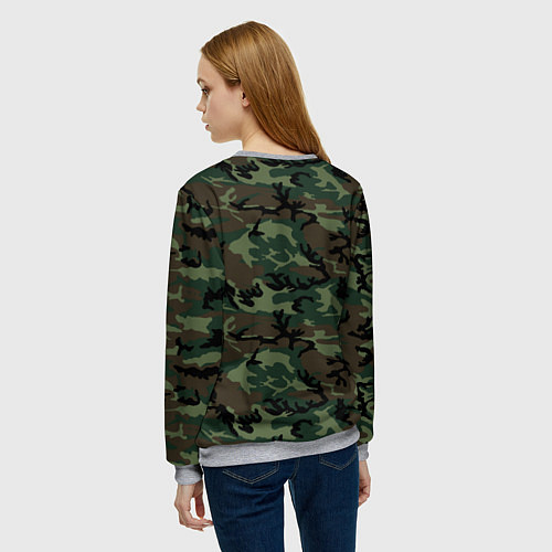 Женский свитшот Ленинград - защита города 1941-1942 / 3D-Меланж – фото 4