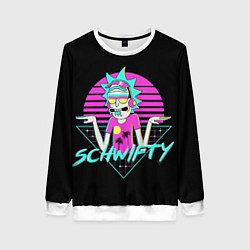 Свитшот женский Рик швифтует, цвет: 3D-белый