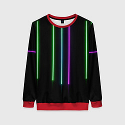 Женский свитшот Neon stripes