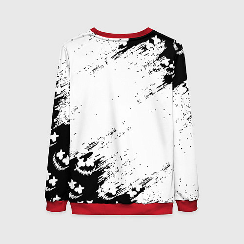 Женский свитшот Marshmello x Linkin park / 3D-Красный – фото 2