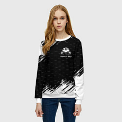 Свитшот женский Король и шут краски броня, цвет: 3D-белый — фото 2