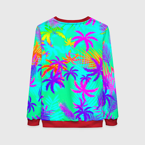 Женский свитшот Stalker тропики из гта / 3D-Красный – фото 2