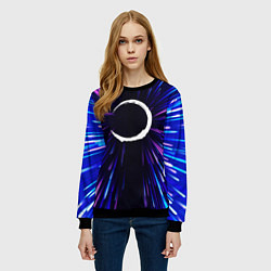 Свитшот женский Demon Slayer neon energy, цвет: 3D-черный — фото 2