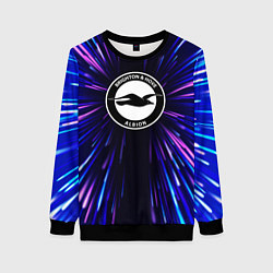 Свитшот женский Brighton neon energy, цвет: 3D-черный