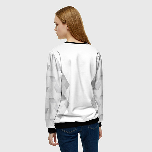 Женский свитшот Linkin Park white poly / 3D-Черный – фото 4