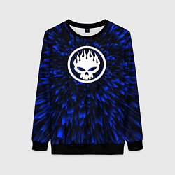Свитшот женский The Offspring blue energy, цвет: 3D-черный