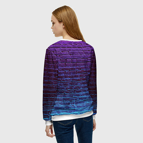 Женский свитшот DURSLAG / 3D-Белый – фото 4