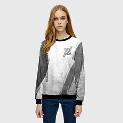 Свитшот женский Darling in the FranXX - white gradient вертикально, цвет: 3D-черный — фото 2