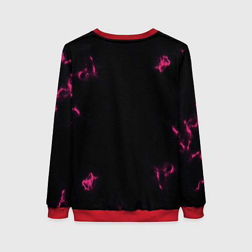 Женский свитшот The color is pink / 3D-Красный – фото 2
