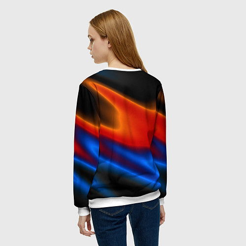 Женский свитшот Multicoloured / 3D-Белый – фото 4