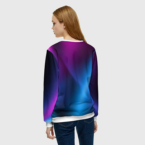 Женский свитшот Multicoloured / 3D-Белый – фото 4
