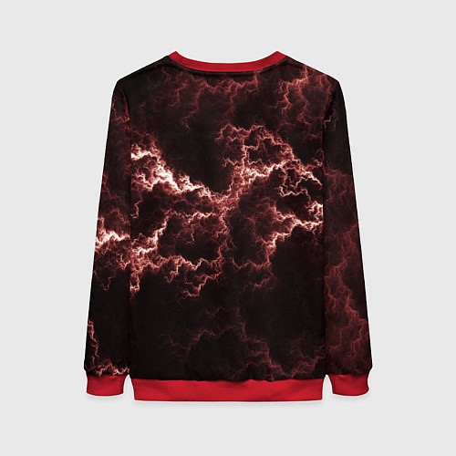 Женский свитшот Lightning red / 3D-Красный – фото 2